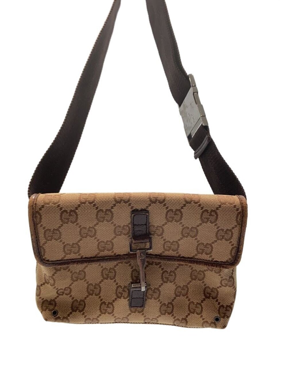 Gucci GG Canvas Jackie Belt Bag monogram Brown